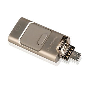 แฟลชไดรฟ์ USB ที่เข้ากันได้กับไอโฟน/iOS/apple/ipad/android และ PC 128GB 3-in-1 OTG JUMP Drive 3.0 USB Memory Stick - Product Image 3