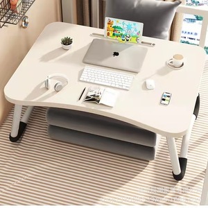 Escritorio portátil para computadora, pequeña mesa de estudio plegable para estudiantes perezosos con diseño Simple para uso en dormitorio o en el hogar y la Oficina - Product Image 2