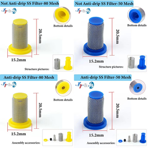 Mua bây giờ thép không gỉ nhựa lọc Lưới lọc cho nông nghiệp nhà kính và vườn, chống nhỏ giọt Lọc vòi phun - Product Image 2