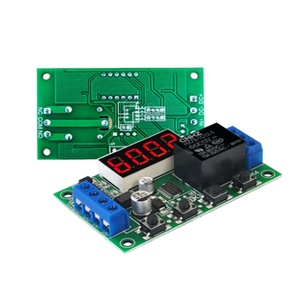 Taidacent 5V 12V24Vデジタルタイマースイッチ調整可能な時間遅延リレーモジュールトリガーサイクルタイマー遅延オンオフリレースイッチ - Product Image 1