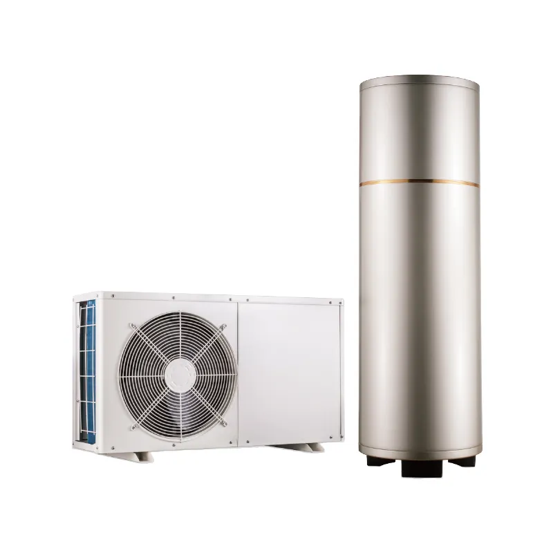 GRAT All-In-One integrated heat pump water heater combines a heat pump and a hot water storage tank