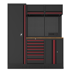 多功能工作台抽屉组合工具柜车库工作站模块化工具箱 - Product Image 2