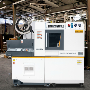 SWISS <strong>CNC</strong> <strong>Lathe</strong> <strong>Machine</strong> Max <strong>processing</strong> Dia.20mm Max <strong>processing</strong> length: 190mm HAWK-820 - Product Image 1