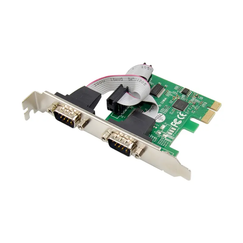 Sunweit ST316 2 portas PCI-E para RS232 Serial Card PCI-Express para 2 Serial Port Cartão de Expansão