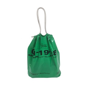 洗衣袋带工厂销售直接定制Logo大塑料拉绳礼品包装服装袋 - Product Image 3