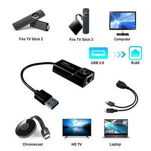 USB 2,0 a RJ45 Ethernet Cable Lan Adaptador convertidor 100Mbps tarjeta de red con cable unidad externa para ordenadores portátiles
