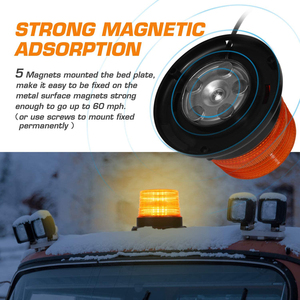 12V 24V Amber Emergency Strobe <strong>Light</strong> Beacon Led Warning <strong>Light</strong> - Product Image 4