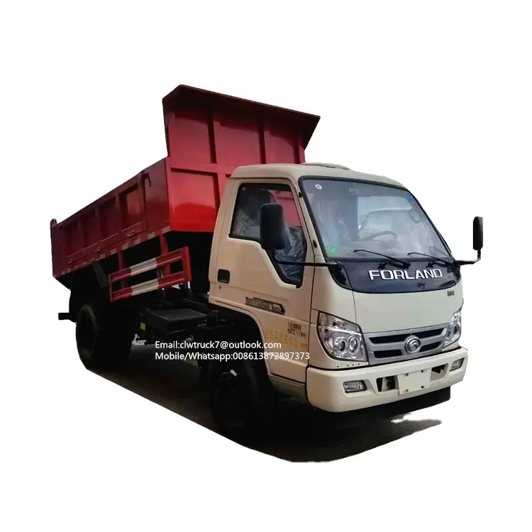 FOTON Forland รถบรรทุกขนาดเล็ก4*2,รถบรรทุกเทท้าย2ตัน