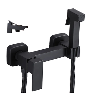 Wall hanging double hole horizontal bathroom <strong>bidet</strong> Hot and cold control Hand-held female cleaner <strong>Bidet</strong> sprayer - Product Image 1