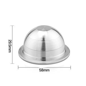 Nespververtuoline ile uyumlu paslanmaz çelik 304 yeniden kullanılabilir <span class=keywords><strong>Vertuo</strong></span> kahve Pod seti - Product Image 5