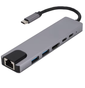 Tipo c a hdtv convertitore 10 in1 Multi-funzione per telefono cellulare console di gioco per computer 100 Megabit scheda di rete hub usbc - Product Image 3