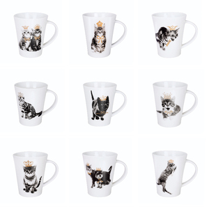 Sáng Tạo 11Oz Gốm Trắng Biểu Tượng Tùy Chỉnh Cà Phê Trà Sữa Dễ Thương Anime Cat Mug - Product Image 3