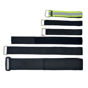 Polyester Cinch <strong>Straps</strong> 30cm Webbing with Adjustable Nylon <strong>Hook</strong> <strong>Loop</strong> <strong>Custom</strong> Color Self-Adhesive Buckle Cut Shape Print Logo - Product Image 2