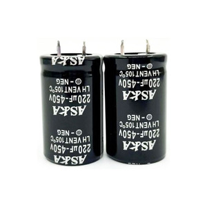 压缩机功率滤波变频器用450V 220UF铝电解电容器不间断电源 - Product Image 4