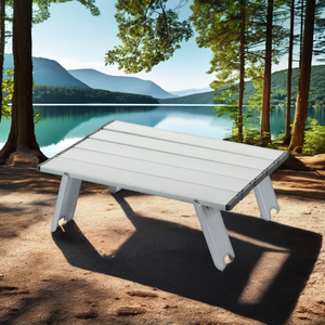 Campeggio <span class=keywords><strong>Mini</strong></span> tavolo pieghevole ultraleggero in lega di alluminio tavolo da esterno per il viaggio Picnic Barbecue pieghevole Computer scrivania da letto - Product Image 1