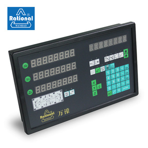 Rasyonel freze makinesi 1um/5um/0.1um çözünürlük LCD ekran manyetik ölçekli DRO ile 4 eksen dijital okuma doğrusal ölçek DRO - Product Image 4