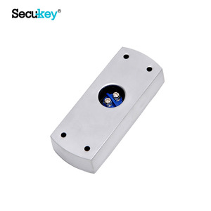 Interruttore di rilascio della porta con pulsante di uscita in alluminio senza contatto di uscita/COM per sistema di controllo accessi - Product Image 3