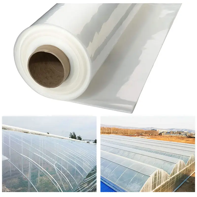 Pe plastic greenhouse cover uv resistant ldpe film 200 micron reinforced greenhouse film