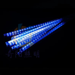 ไฟสาย LED ตกฝนดาวตกกลางแจ้ง30/50/80ซม. ไฟตกแต่งคริสต์มาสความบันเทิงในวันหยุด - Product Image 3