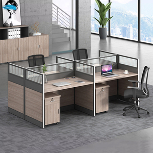 Bàn làm việc văn phòng cao cấp nội thất văn phòng thiết kế hiện đại bàn văn phòng bàn ghế văn phòng bàn gỗ - Product Image 1