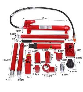 Araba tamir için 10 Ton Porta güç hidrolik kombine çok fonksiyonlu Jack yükseltildi kolay kullanımlı araba krikolar - Product Image 6