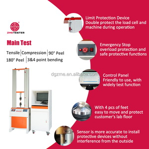 Máquina de prueba de resistencia a la tracción textil ASTM D5034 equipo de prueba universal servo de grado 0,5 - Product Image 3