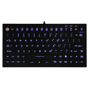 Teclado de silicona con cable, teclado médico silencioso, para oficina y negocios, venta al por mayor - Product Image 3