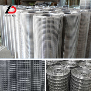 Büyük stok 1/2x 1/2 1/4 inç Gi tel örgü rulosu kaynak 8X8 galvanizli 6X6 fiyatları 8 10X10 PVC kaplı kaynaklı tel örgü - Product Image 5