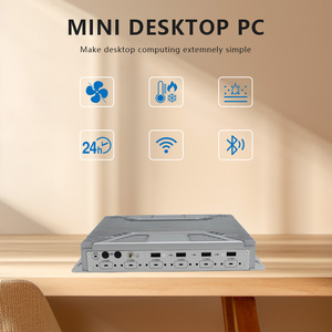 Fanless Mini Industrial <strong>Desktop</strong> <strong>Computer</strong> Win7/Win10/<strong>Linux</strong> Compatible Dual LAN Quad Core Intel J1900 J6412 N100 for Digital New - Product Image 4