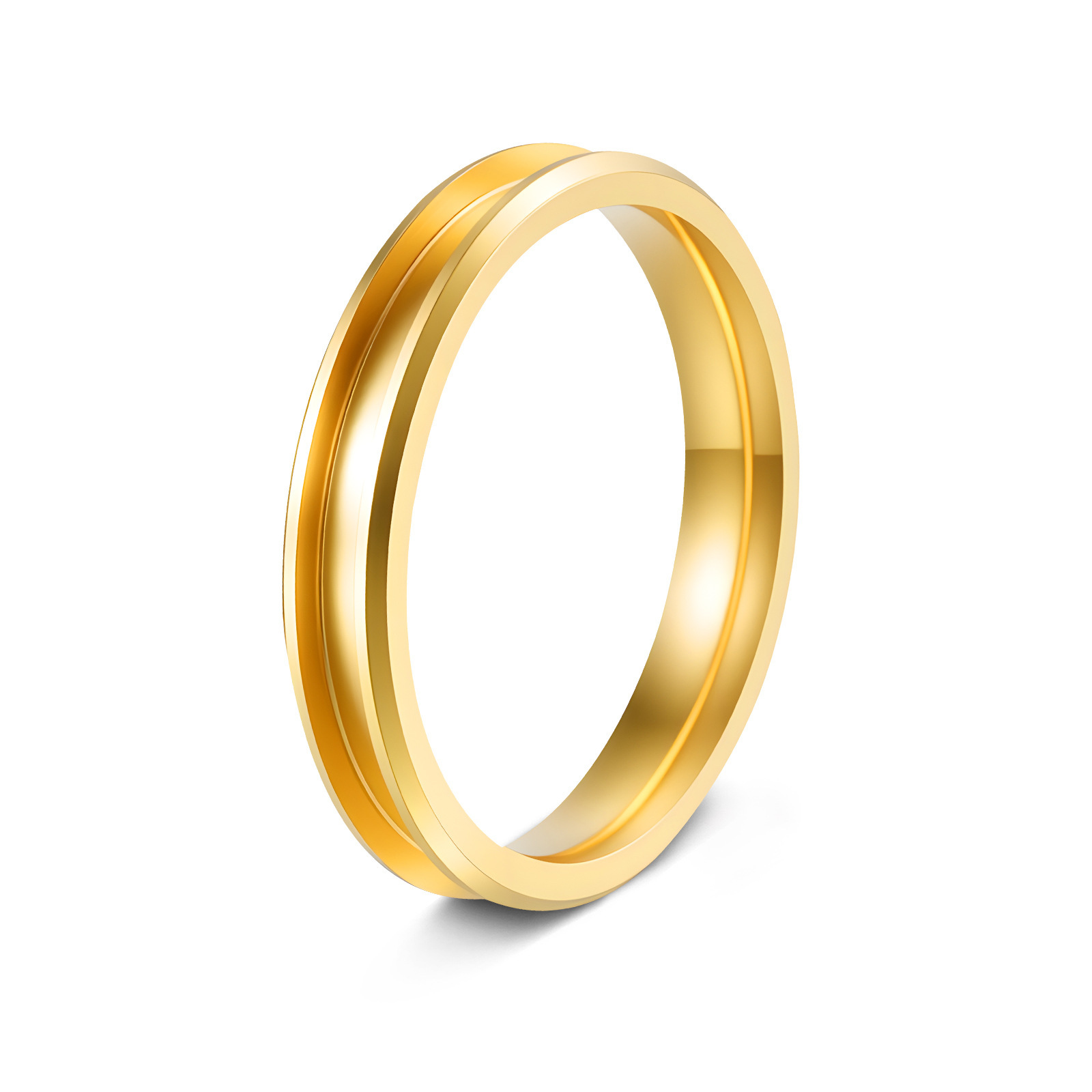 Gold 4MM double bevel