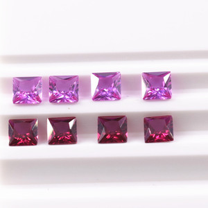 ทับทิมสีแดงทับทิมตัดทรงสี่เหลี่ยมสำหรับเจ้าหญิง5A 5 # ruby8เลือดเข้ม # หินทับทิมสังเคราะห์ - Product Image 6