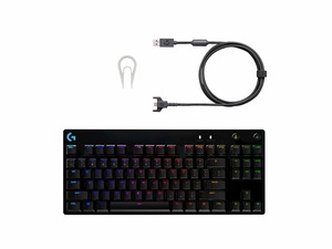 卓越的性能Logi-tech G Pro X键盘无线87键机械键盘，用于无钥匙设计的游戏 - Product Image 5