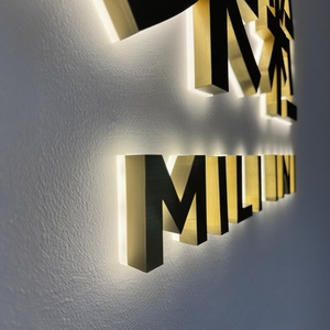 Özelleştirilmiş 304 Paslanmaz Çelik <span class=keywords><strong>Led</strong></span> Işıklı Harf Tabelası İç Mekan Dış Mekan Elektronik <span class=keywords><strong>Led</strong></span> Aydınlatmalı Tabelalar Reklam Işıklı Harfler - Product Image 6