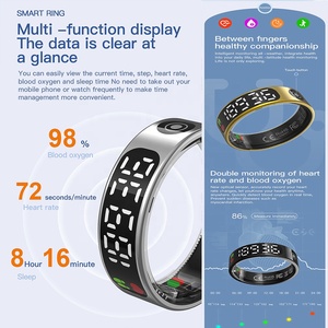 Factory Custom Gold Epoxy Fitness Tracker Schlaf Gesundheit NFC-Chip programmier bar RFID Key Inlay Tag Smart Ring NFC Smart Ring - Product Image 3