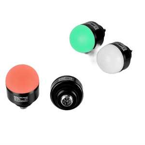 50mm sinyal kulesi RYG led renk sürekli flaş ışığı ve sürekli süreksiz buzzer havacılık fişi (YWJD-50C) - Product Image 1