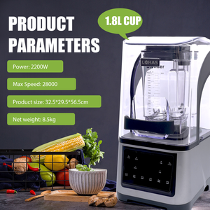 Tốc Độ Cao Nhiệm Vụ Nặng Nề Thương Mại Máy Xay Sinh Tố Đa Chức Năng Công Nghiệp Nhà Bếp Chuyên Nghiệp Máy Xay Sinh Tố Với Âm Thanh Bìa - Product Image 4