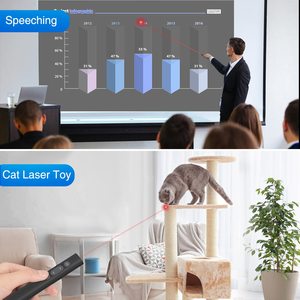 RF 2.4GHz presentatore senza fili per la presentazione Clicker puntatore Laser rosso per Powerpoint telecomando PPT Flip Pen per PC Mac - Product Image 6