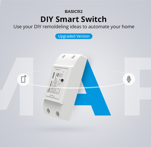 Sonoff Basic R2 Smart Home Wifi Switch telecomando senza fili interruttore Timer luce moduli fai-da-te tramite APP Ewelink lavora con Alexa - Product Image 2