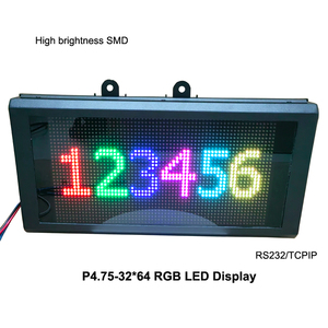 P4.75 Mini SMD Display a LED segno 32*64 punti in rosso verde giallo RGB colore TCP/IP coda chiamata sistema di parcheggio per il controllo accessi - Product Image 3
