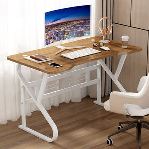 Hot Sales Modern Simple Wooden <strong>Computer</strong> Desk Metal Anti-collision <strong>Table</strong> Modern Study Desk Office <strong>Computer</strong> Desks - Product Image 3