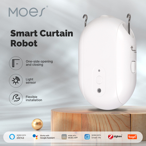 MOES Tuya <strong>ZigBee</strong> Smart Electric Curtain Robot Timing Auto Opener Closer Light <strong>Sensor</strong> App Remote <strong>Control</strong> - Product Image 4