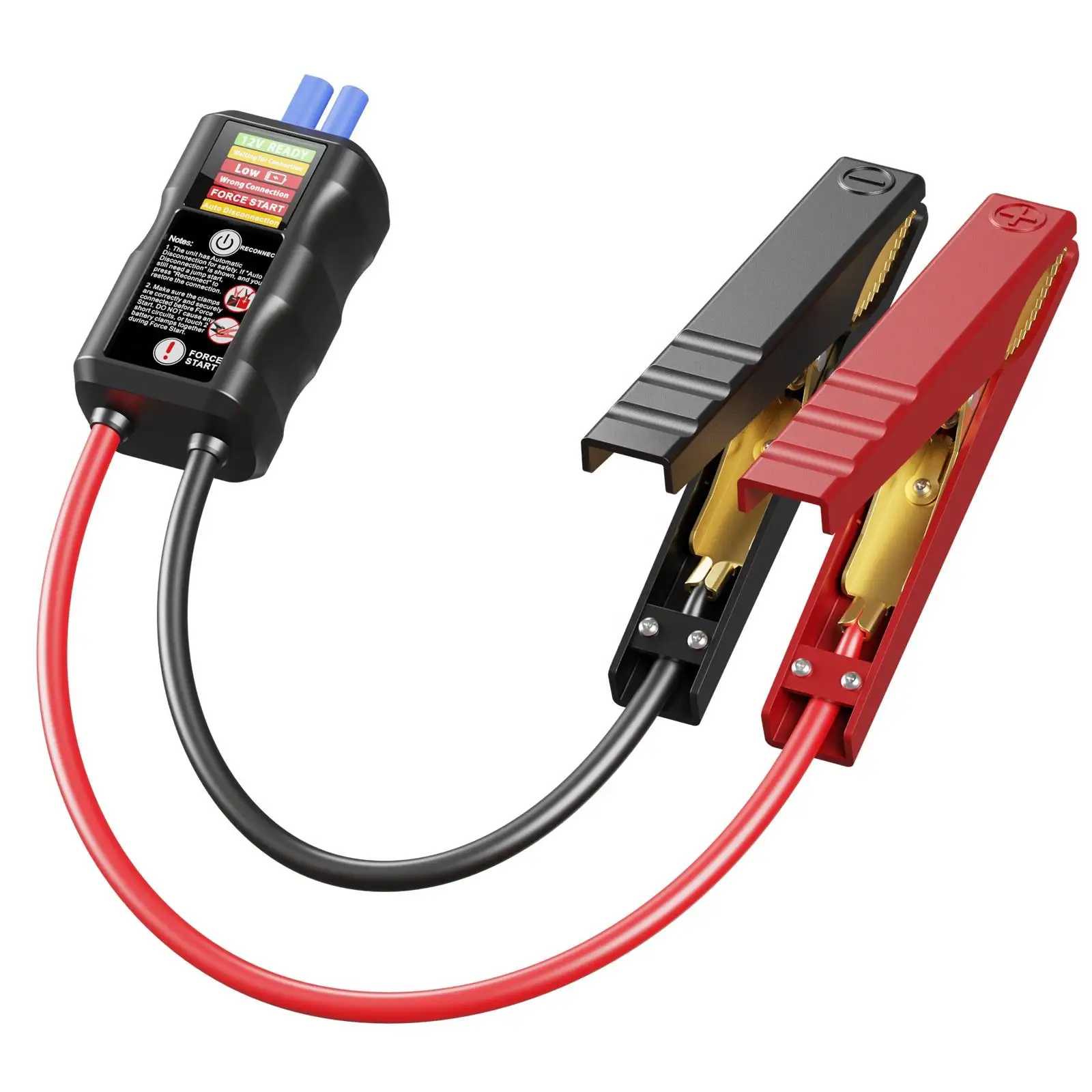 Amplificateur de batterie de démarrage de voiture portable d'urgence Connecteur Ec5 Pinces de câble de démarrage de voiture Clips de câble de démarrage de voiture