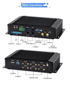 Mini PC CPU i3/ i7 procesadores Dual LAN Core 4200U 4650U IPC sin ventilador ordenador Industrial