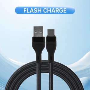 F-Card Braided USB to TYPE-<strong>C</strong> Data Cable Is Suitable for Smart Phone USB Android Wire Fast Charging - Product Image 2