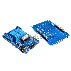 La scheda di estensione del modulo relè a 4 canali 5V di alta qualità supporta il modulo elettronico V1.3 con schermo relè 3A a quattro vie