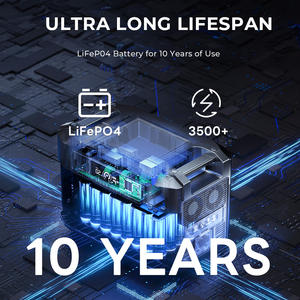 <strong>Battery</strong> Capacity to 16kWh Balcony <strong>Solar</strong> Bank Portable <strong>Power</strong> Station 3600w Lifepo4 <strong>Battery</strong> Backup Ups <strong>Solar</strong> Generator - Product Image 5