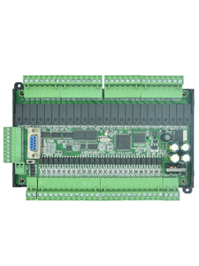 Módulo de placa de Control Industrial PLC, controlador lógico programable de FX3U-48MT, 24 entradas, 24 salidas, 24V, 1A, con conteo de alta velocidad