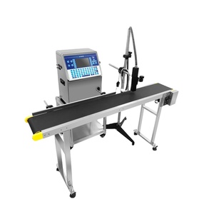 Automatischer industrieller CIJ-Tinten strahl drucker QR-Code Chargen nummer Druckmaschine für Kabel PET Wasser flasche Jar Wire B600 Plus - Product Image 1