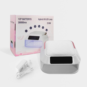 Lampada Nail ricaricabile professionale 218W UV LED 2 In 1 Nail Dryer lampada per unghie con sensore intelligente - Product Image 2