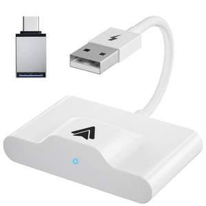 适用于安卓的usb carplay稳定快速连接，低延迟灰色无线CarPlay适配器 - Product Image 1